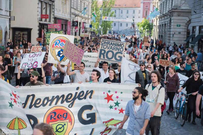 Demonstration für das ROG