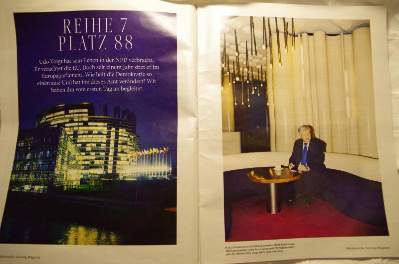 Süddeutsche Zeitung Magazin - Udo Voigt Portrait / 1+2