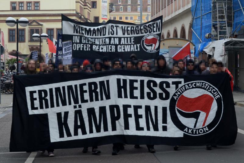 1000 auf Gedenkdemo für Opfer rechter Gewalt in Leipzig 3