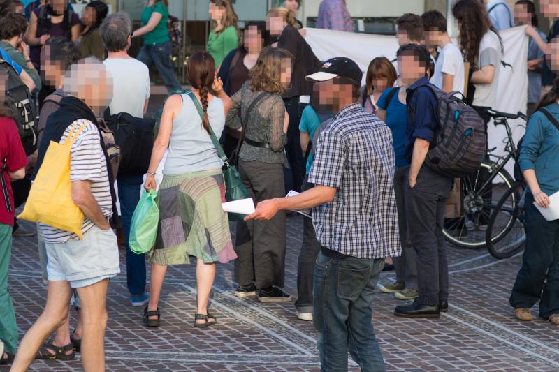 Flugblätter gegen Repression