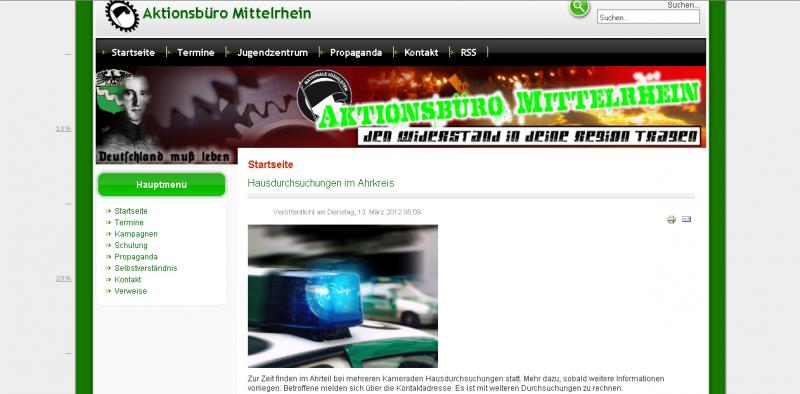 AV-Mittelrhein.info kurz vor dem Shutdown 2012