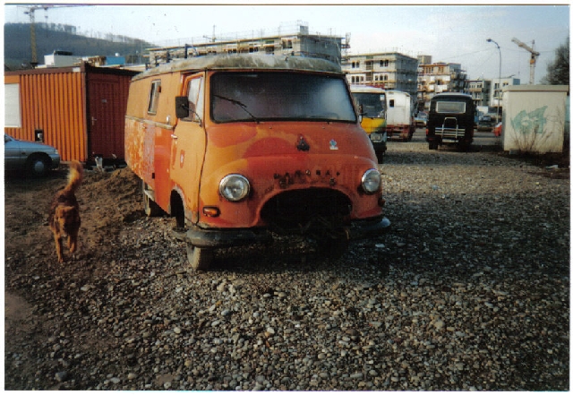 2000 auf dem M1-Gelände am Eingang des Vauban