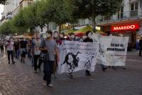 Solidemo Ffm für die Obere Austraße 7 Mainz am 28.08.2012 (Fressgass)