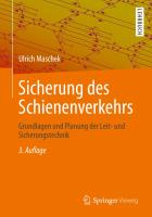 Cover der PDF "Sicherung des Schienenverkehrs"