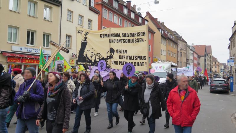 Demo kurz vorm Ring