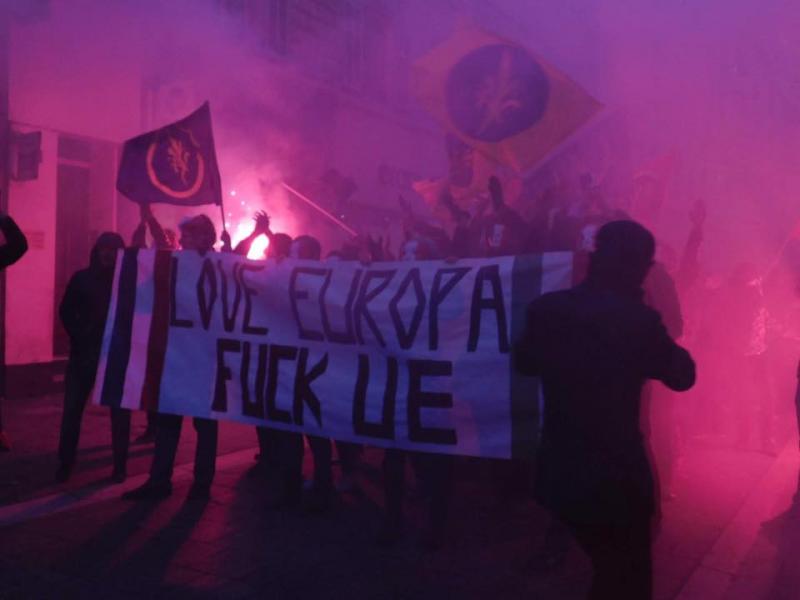 Marseille, 03.12.2016 - Action Française und CasaPound