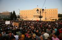 Athen, Syntagma Platz am Abend des 25.5.