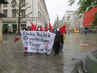 Spontandemo zu Hausdurchsuchungen in Stuttgart