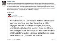 „Ich befürworte zu 100% das Abfackeln dieser Asylunterkunft.“