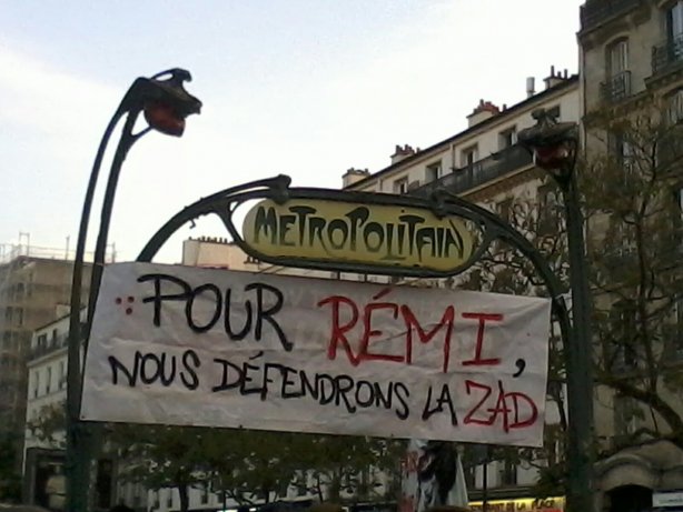 „Pour Remi, nous défendrons la zad“