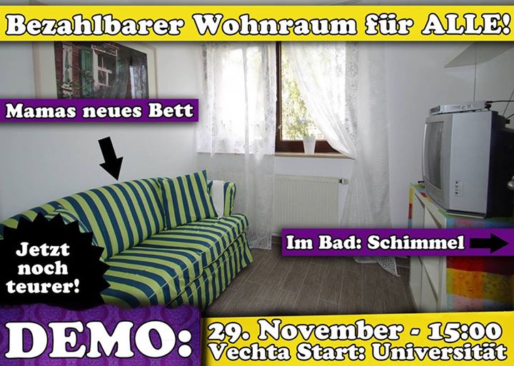 Bezahlbarer Wohnraum für alle!