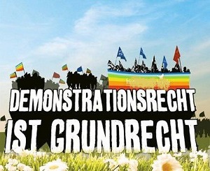 Demonstrationsrecht ist Grundrecht