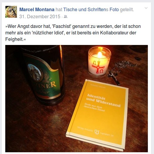 Marcel Grauf, Faschist, 31.12.2015