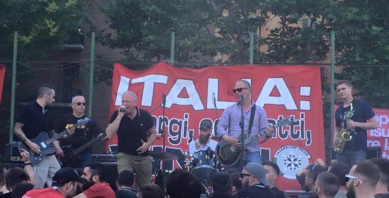 CasaPound - Konzert im Parco del Colle Oppio am 21.05.2016 in Rom- In Memoriam