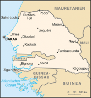 Senegal map (Wikipedia)