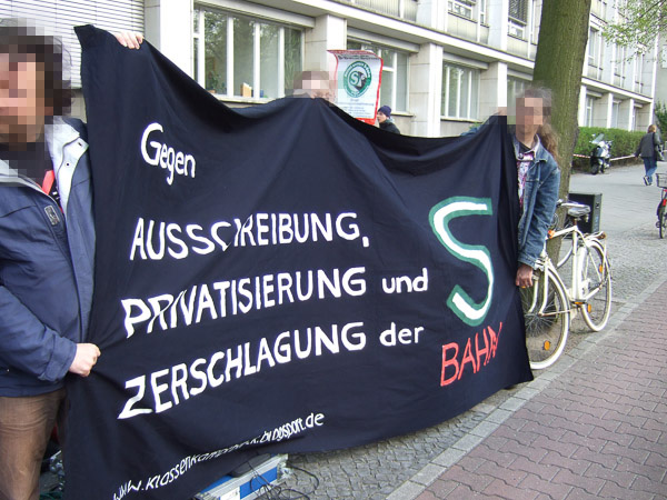 Gegen Ausschreibung, Privatisierung und Zerschlagung