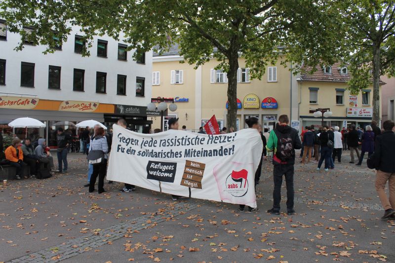 Kundgebung am Schloßplatz 2