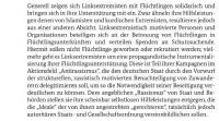 Auszug aus der "Handreichung für Flüchtlingshelferinnen und -helfer" des Bundesamts für Verfassungsschutz, August 2016