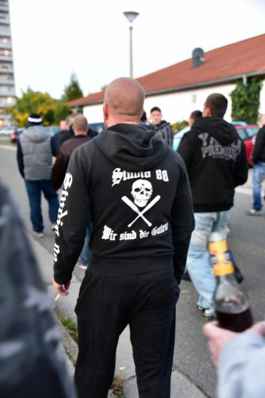 Naziaufmarsch in Cottbus-Sachsendorf