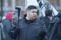 Sebastian Heinzerling als Filmer bei der "1Jahr Kargida"-Demo am 27.02.16