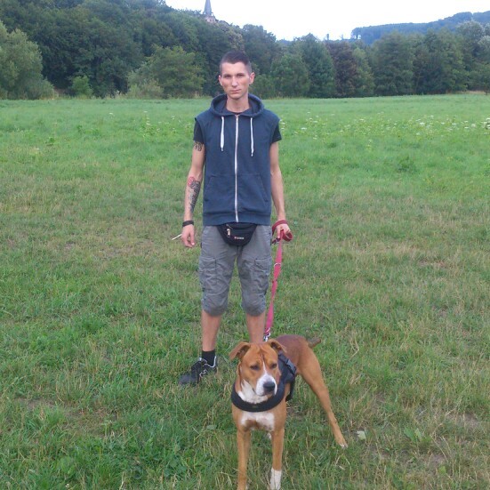 Mirko Kamsties und Hund