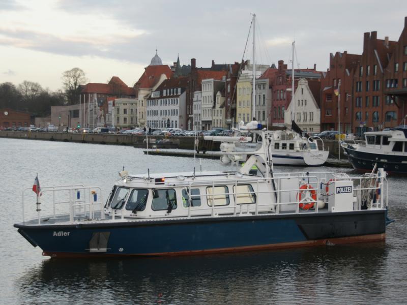 Wasserschutzpolizei im Einsatz