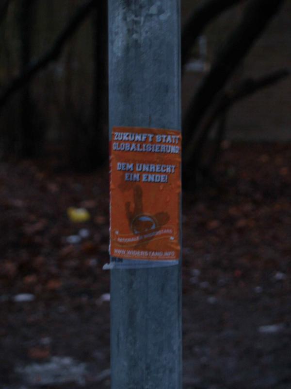 Nazipropaganda in Bochum WerneAN - Aufkleber (Foto Azzoncao)