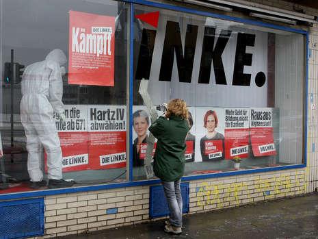 weiterer Anschlag auf das Büro der Linke