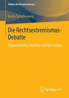 Die Rechtsextremismusdebatte Cover