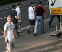 Daniel Zanner beim Angriff auf das JUZ Neunkirchen