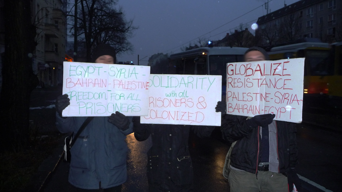 Solidarität mit allen Gefangenen und Kolonialisierten.