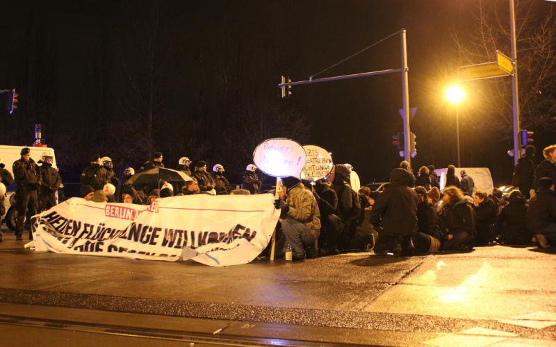 Antira-Demo Berlin-Marzahn