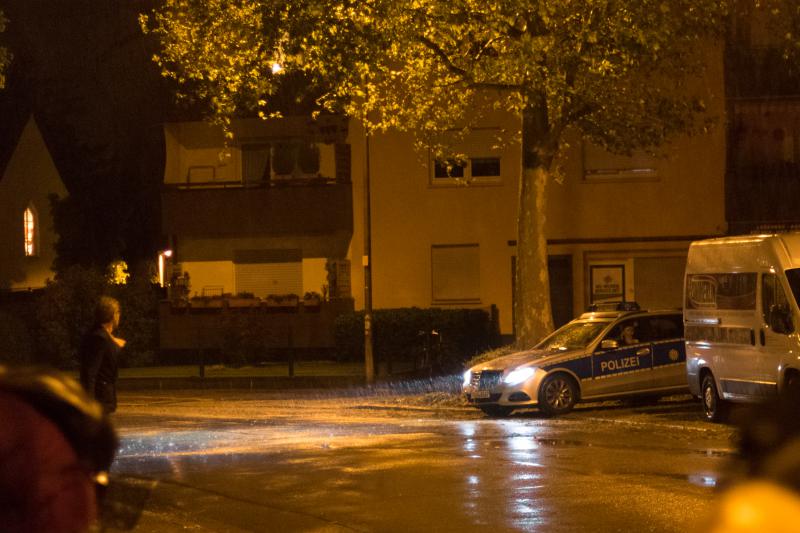 Polizei lauert nahe der Hausbesetzung der Markgrafenstraße 52