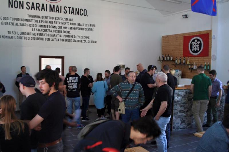 Einweihung CasaPound Sitz Parma (Foto Marco Vasini)