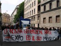 No Expo - Demo der SchülerInnen in Milano - 30.04.2015