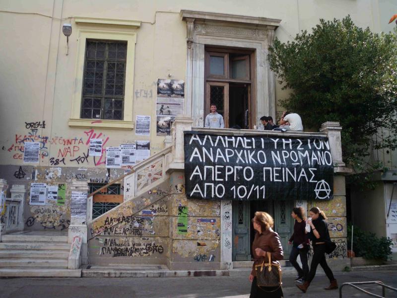 Der Stadtteil Exarchia und das Universitätsgelände des Polytechnikum