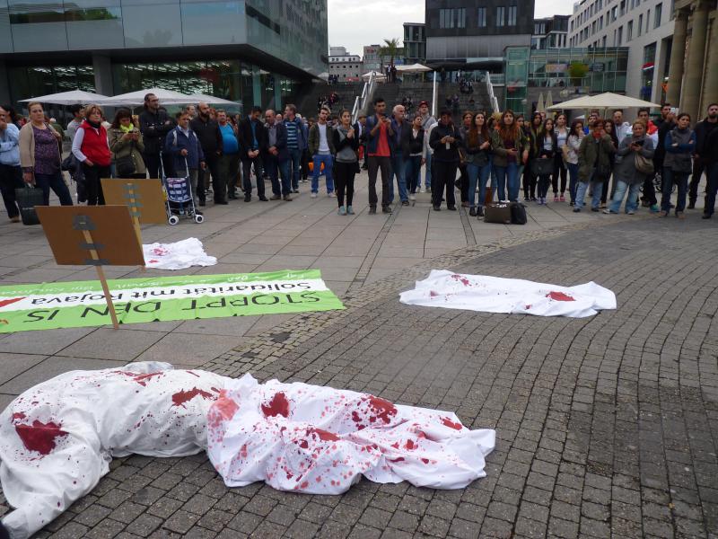 Kundgebung - Stoppt den IS - Solidarität mit Rojava - 10