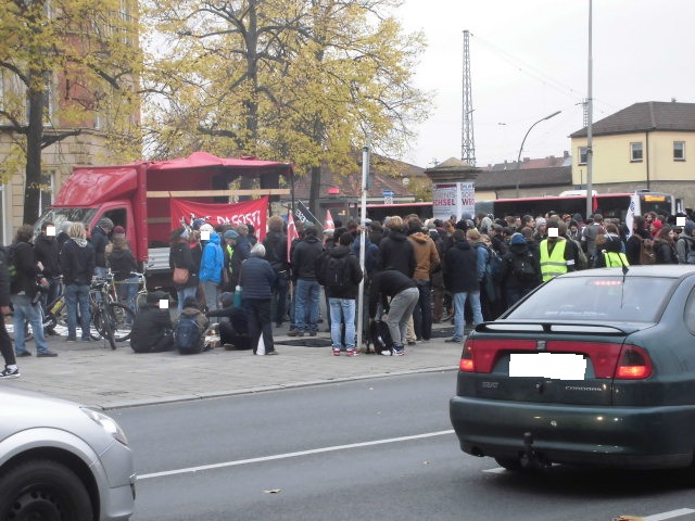 Demo in Bamberg gegen Abschiebelager