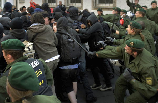 Polizeigewalt am 1. Mai 2009 in Ulm