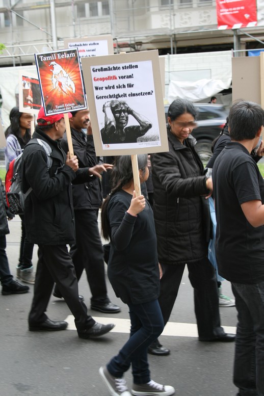  „Tamils Genocide Day“ Gedenk-Demonstration Düsseldorf von 18. Mai.