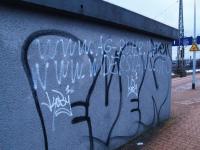 Nazipropaganda in Bochum LangendreerS-Bahn Station (Foto Azzoncao)