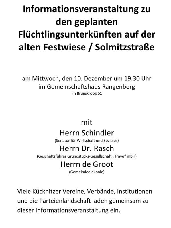 Informationsveranstaltung Kücknitz