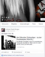 Andre Paule Krüger aus Kaiserslautern Posting in A.C.A.B. 2