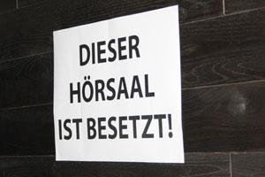 Dieser Hörsaal ist besetzt!