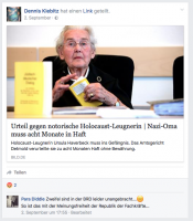 Holocaustleugnerin Ursula Haverbeck