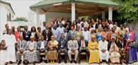 Participants pose with GIABA staff