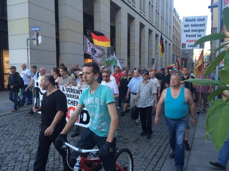 bei Pegida am 06.06.