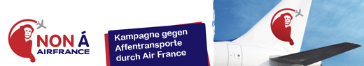 Kundgebung gegen Air France