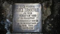 Stolpertein Fritz gereinigt