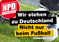 Wir stehen zu Deutschland EM by NPD-Kollektion Aufkleber